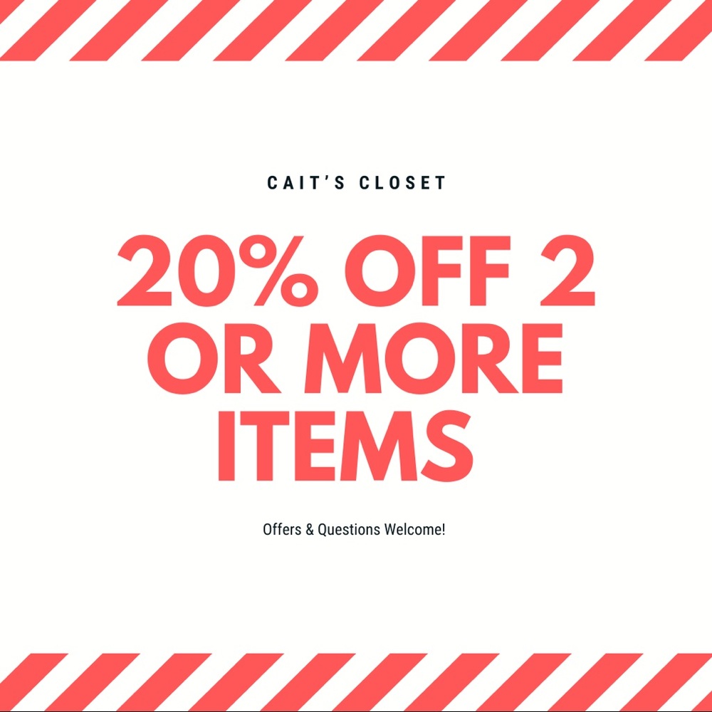 20% off when you bundle 2 or more items! 🛍